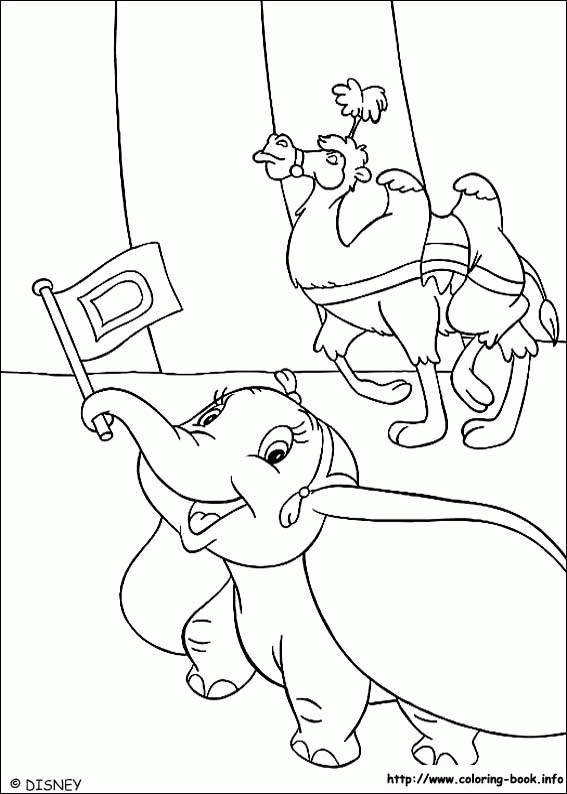 Dumbo kolorowanki
